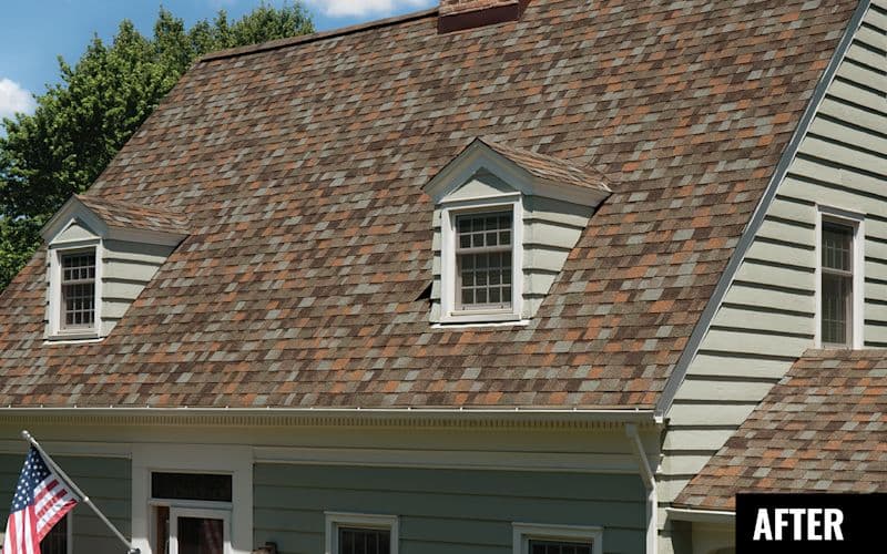 After - Roof Leak Repair
