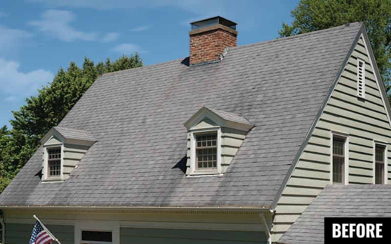 Before - Roof Leak Repair