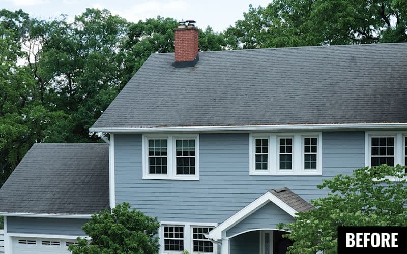Before - Complete Roof Replacement
